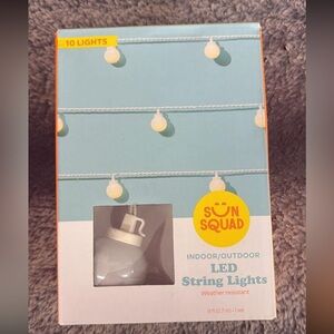 Sun Squad White LED String Lights